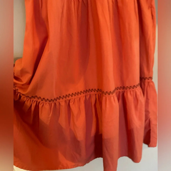 Beach Lunch Lounge Arden Dress Womens Sz MEDIUM NWT tiered bohemian maxi pockets - Picture 6 of 8
